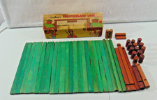 Vintage 1950's Walt Disney Frontier Land Logs by Haslam - Not Complete picture