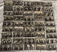 Lot Of 45 Keystone View Company Stereoview Cards Family,Romance, Children, Humor picture