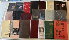 20 DIFF SCHOOL YEARBOOKS FROM ALL OVER US LOT #4 RECALL GILMOUR FRESNO STATE +++ picture