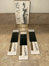 One Pack of 12 Vintage Venus 3800 B Graphite Artist Drawing Pencils - NOS picture