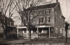1910 St. Georges Hotel St. Georges Delaware Monro RPPC Photo Postcard COPY picture