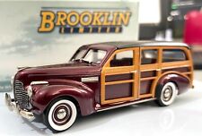 Brooklin BML10 1940 Buick Super Estate Wagon M-59 (Dark Maroon Poly) picture