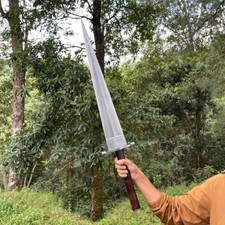 Cinquedea sword Inspired Hand forged Italian Sword from Renaissance era, 23-inch picture