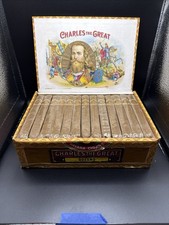 Rare Vintage Charles the Great Cigar Box Excellent Graphics Display S. Rodriguez picture