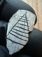 Tomachee Artifacts 👣 ESKIMO INUITS ENGRAVED TUPIQ FRAGMENT BERING SEA AK🔥 picture