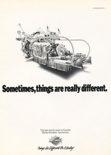 1987 Harley Davidson different- Original  Motorcycle Advertisement Print Ad J289 picture