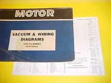 1970 1971 1972 1973 1974 CHRYSLER IMPERIAL NEWPORT 300 VACUUM+WIRING DIAGRAMS picture