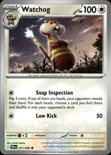 Watchog 071/086 Common Chaos Rising Pokemon Near Mint picture