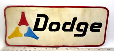 Vintage RARE Dodge Logo Large Jacket Back Patch Auburn Hills MI 1960's Mopar picture