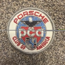 Vintage Porsche Club of America PCA Patch Eagle Crest Badge 3 Inch picture
