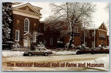 National Baseball Hall of Fame Museum Cooperstown New York Snow Postcard PC357 picture