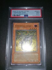 YU-GI-OH Cyberdark Horn 1st Edition Ultimate Rare Na Print Shifted Foil Psa 9 picture