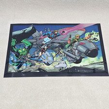 WILDC.A.T.S Adventures Chromium Poster 27x19 JIM LEE ‘94 Wildstorm Wildcats VTG picture