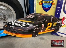 Vtg. 1990's MILLER GENUINE DRAFT Beer Nascar Rusty Wallace Cardboard Sign picture