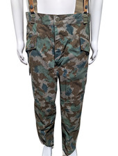 East German NVA Blumentarn Camo Pants with Suspenders – Large Regular 36x31 picture