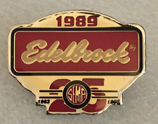 25th SEMA Anniv 1989 Edelbrock Racing Performance Manifolds Ad Pin New NOS MIP picture