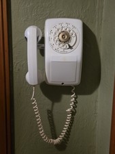 Vintage Automatic Electric White Wall rotary phone picture