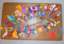 Vintage 1980s 80s 64 Bell Charm Plastic Necklace picture