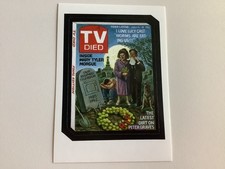 TV GUIDE 2009 LOST WACKY PACKAGES SERIES 2 LW2 PARODY CARD, RARE TV DIED NM picture