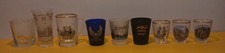 # Vintage Souvenir & Branded Shot Glasses (Lot of 9) picture