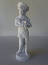 EARLY ANTIQUE FRENCH PARIAN BISQUE PORCELAIN 