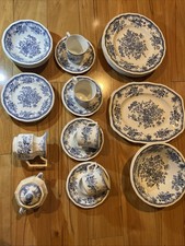 Vintage Kensington Ironstone England Balmoral 1801 21 Pc Set Service 4 Pristine picture