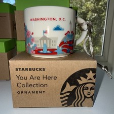 Starbucks You Are Here 2oz Ornament Approved Sample - WASHINGTON DC picture