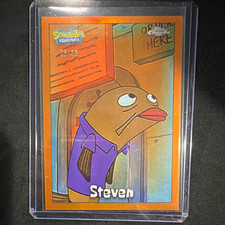 Topps 2025 SpongeBob 25th Anniversary Steven #101 Parallel Serial #/25 picture