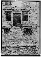 Photo:New Lebanon NY Shaker Sisters' Workshop Barn Ruins 1930 Stone Wall picture