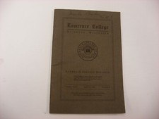 Vtg 1924 Lawrence Lawrence College Appleton Wisconsin WI Bulletin picture