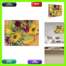 Trademark Fine Art Nodding Heads Sunflowers by Joanne Porter, 24x32-Inch picture