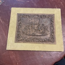 The Landing of Columbus Union Case-Engraving cast as Bronze Plaque picture