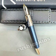 MONTBLANC Meisterstück Solitaire Blue Hour LeGrand Fountain Pen Collectible picture