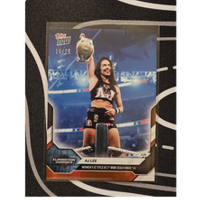 Topps Now WWE AJ Lee Elimination Chamber #27 Serial Numbered 16/25  picture
