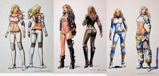 *AWESOME Choice (of 3) Milo Manara Signed BARBARELLA Screenprints*  Concept Art picture