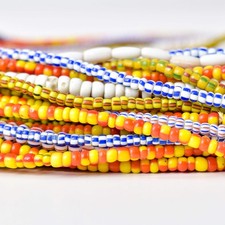 10 Strands Grab Bag Mixed Trade Beads picture