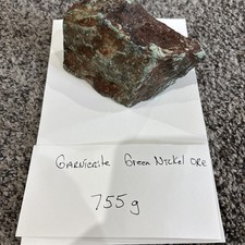 755 Grams Garnierite Green Nickel Ore collector Stone picture