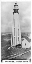 Lighthouse, Father Point, Quebec, Canada, c1920s Old Photo picture
