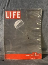 Vintage Life Magazine March 22 1937 Laminated Cover Nostalgic Chesterfield Wins picture