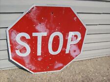 #32) Genuine Authentic Used Street Sign - STOP picture