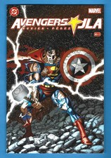 2004 Avengers/JLA #4 DC/Marvel Crossover Superman Mjolnir Cap's Shield 9.2 NM- picture