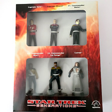 Star Trek Generations Set of 6 Collectible Figurines  Kirk VTG 1993 Applause NIP picture