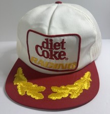 Vintage Diet Coke Racing Trucker Hat RARE HTF picture