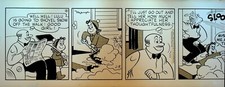 Little Lulu Comic Strip Original Art February 8 1969 Roger Armstrong Snow Shovel picture