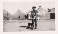 BORDER WAR CAMP LITTLE NOGALES U.S. ARMY 12th INFANTRY CAMP 1917 RPPC POSTCARD picture