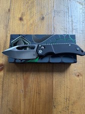 Heretic KOSCHEI SINGLE EDGE STONEWASH H06 1-2A Black Aluminum Handle BNIB picture