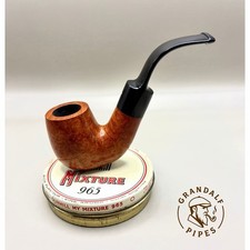 Dunhill Root Briar 42024 Bent Estate Pipe Rare Date Stamp Error White Spot picture