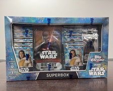 Topps Chrome Star Wars Super Box 2025 Costco Exclusive Sealed picture