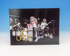 Led Zepellin - Robert Plant - Jimmy Page - Hand Signed Autograph Large Photo picture