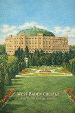 🏛️ West Baden College Poster - 24x36” - Vintage Charm & Retro Decor picture